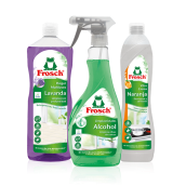 Frosch Hogar Multiusos Lavanda, Frosch Limpiacristales, Frosch Vitrocerámica Naranja