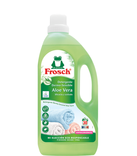 Frosch Lavavajillas a Mano Líquido Loción Ecológico Aloe Vera,  Dermo-sensible, Limpieza eficaz y protege la piel - Pack de 10 ud x 750 ml  : : Salud y cuidado personal