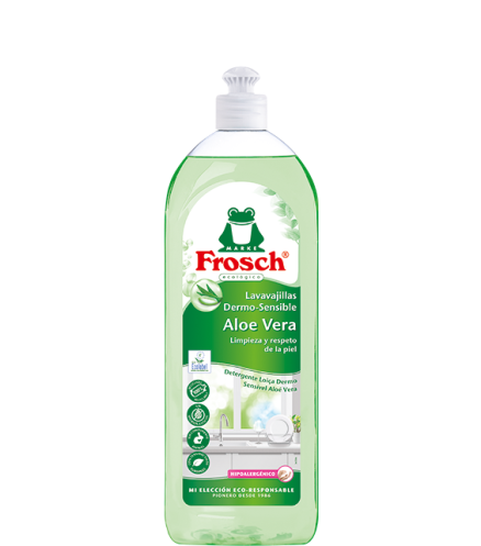 Frosch Lavavajillas a Máquina Gel Todo en 1 Limón Verde