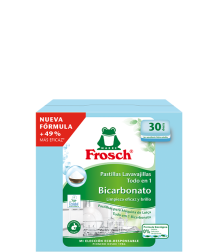 Frosch Pastillas Lavavajillas Bicarbonato de Sodio 30