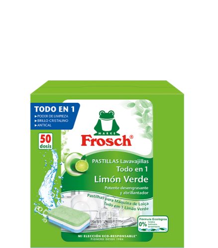 Lavavajillas máquina Tabs Limón Verde 50