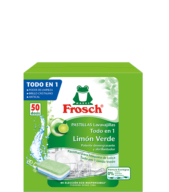 Lavavajillas máquina Tabs Limón Verde 50
